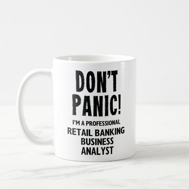 Retail Banking Business Analyst Coffee Mug (Left)