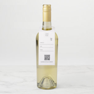 Retail Logo Bottle Hanger Tags