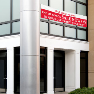 Retail sale store shop business signage banner