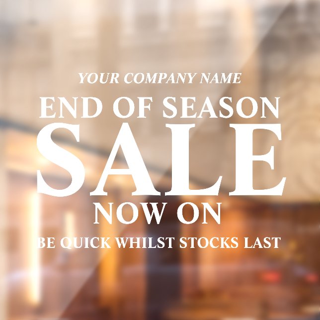 Retail sale store shop business signage white (Sheet 2)
