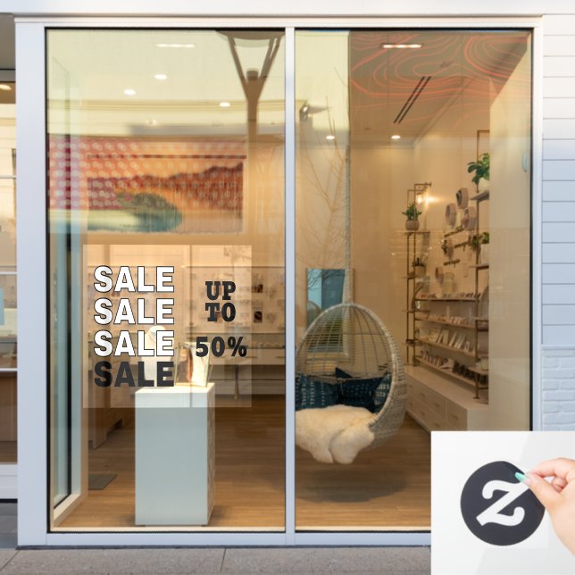Retail SALE Window cling (Store Window)