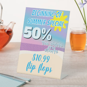 Retail store Pedestal Sign