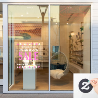 Retail store shop business end of season spring