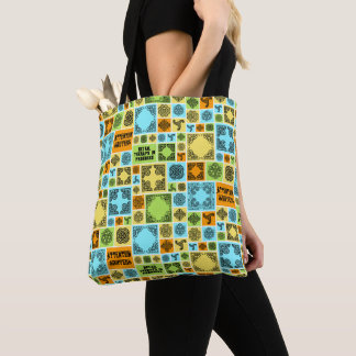 Retail Therapy In Progress Funny Orange & Green Tote Bag