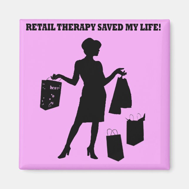 retail therapy magnet (Front)