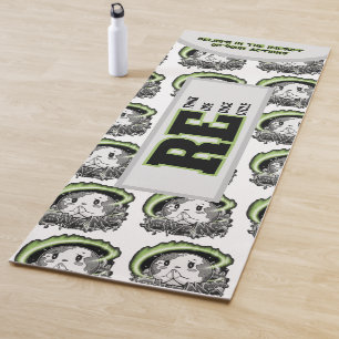 Rethink, Reduce, Reuse, Recycle Save Earth Yoga Mat