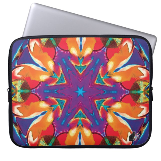Reticule Kaleidoscope Laptop Sleeve (Front)