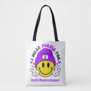 Retinitis Pigmentosa Awareness Ribbon Support Gift Tote Bag
