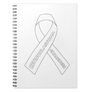 Retinoblastoma  Awareness Ribbon Notebook