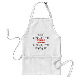 Retire Young Standard Apron