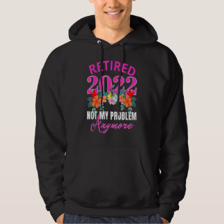 Retired 2022  Retirement For Women 2022 Cute Pink  Hoodie
