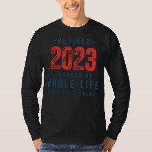 Retired 2023: Embracing Leisure in This Humourous T-Shirt