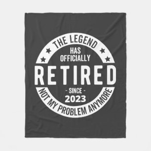retired 2023 fleece blanket