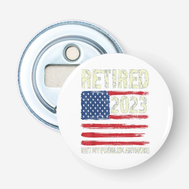 Retired 2023 Retirement Bottle Opener (Front)