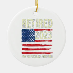 Retired 2023 Retirement Ceramic Tree Decoration