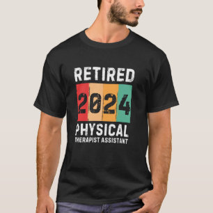 Retired 2024 Physical Therapist Assistant Vintage T-Shirt