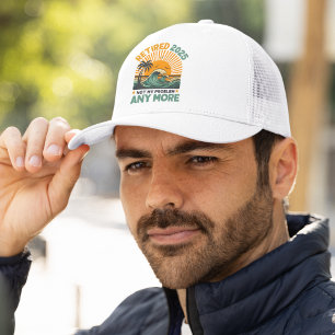 Retired 2025 Not My Problem any more Gift Trucker Hat