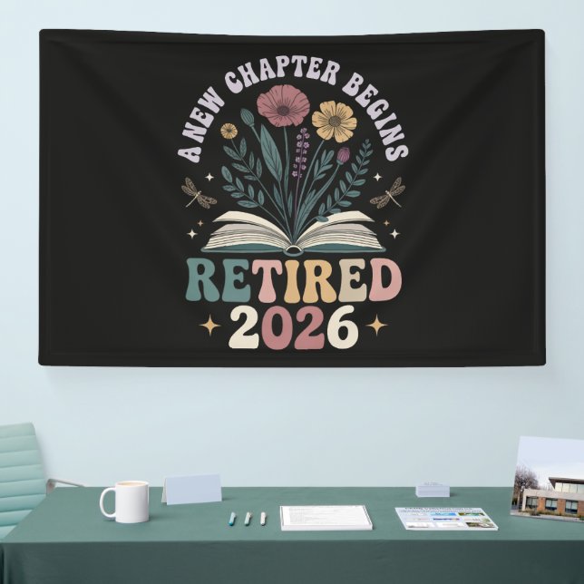 retired 2026 a new chapter begins banner (Tradeshow)