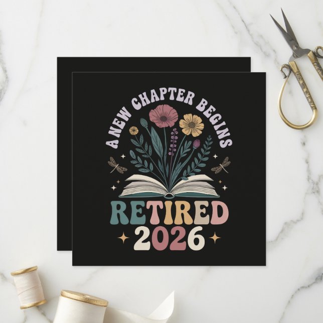 retired 2026 a new chapter begins programme (Front/Back In Situ)