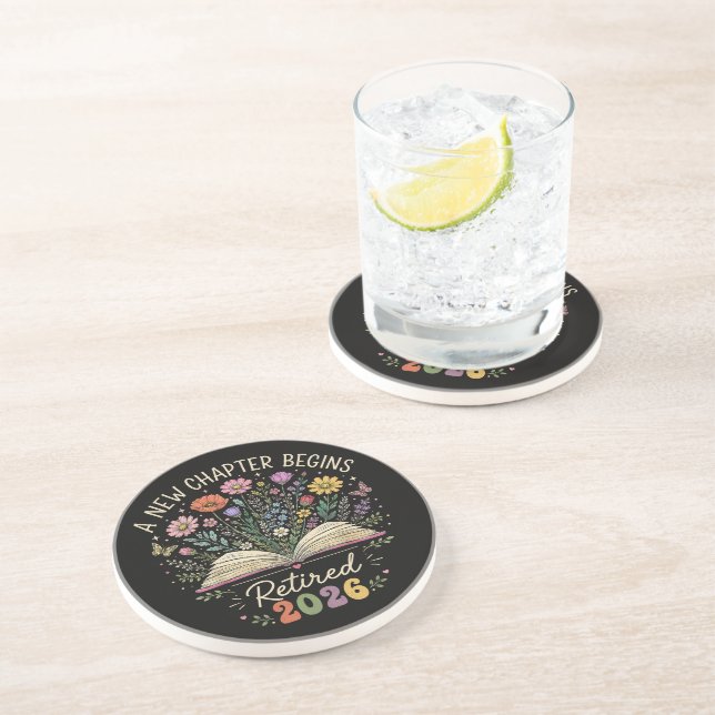 retired 2026 a new chapter begins retirement coaster (Side)
