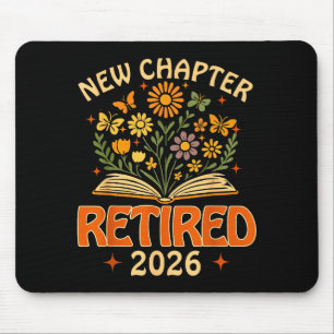 Retired 2026 New Chapter Vintage Boho Floral Retir Mouse Pad