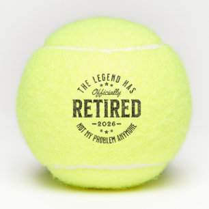 Retired 2026 not My Problem Anymore Vintage Retro Tennis Balls