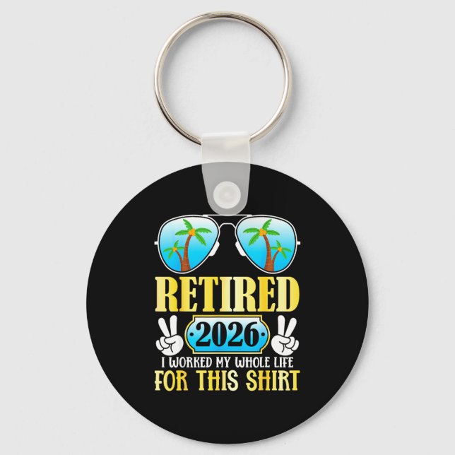 Retired 2026 worked whole life for this key ring (Front)