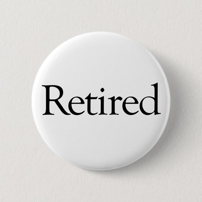 Retired 6 Cm Round Badge (Front)