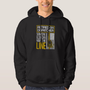 Retired 911 Dispatcher Retirement Hoodie