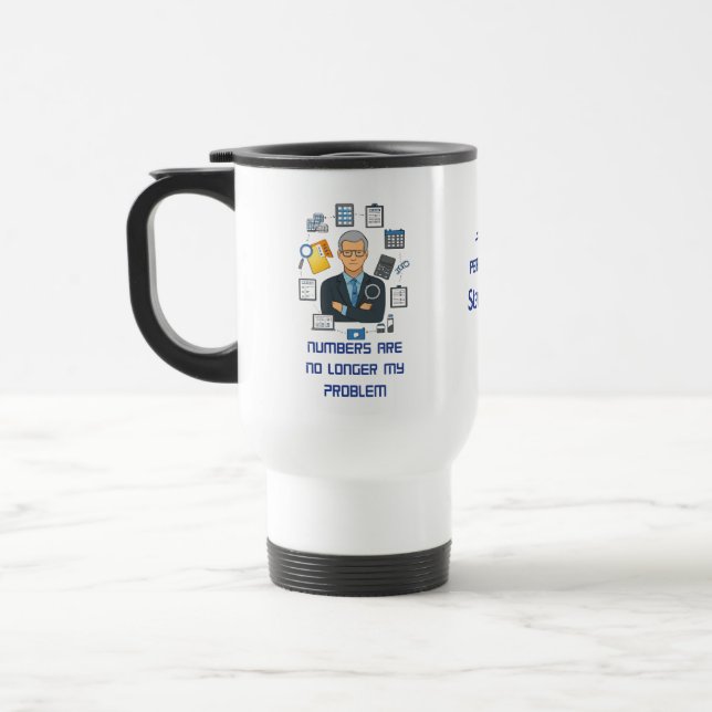 Retired Accountant Mug – Funny Retirement Gift  (Left)