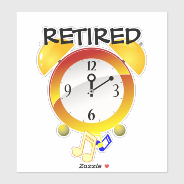 Retired--Alarm Clock, popular design, (Sheet)