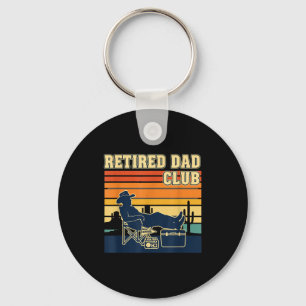 Retired And Proud Retirement Dad Club New Member  Key Ring