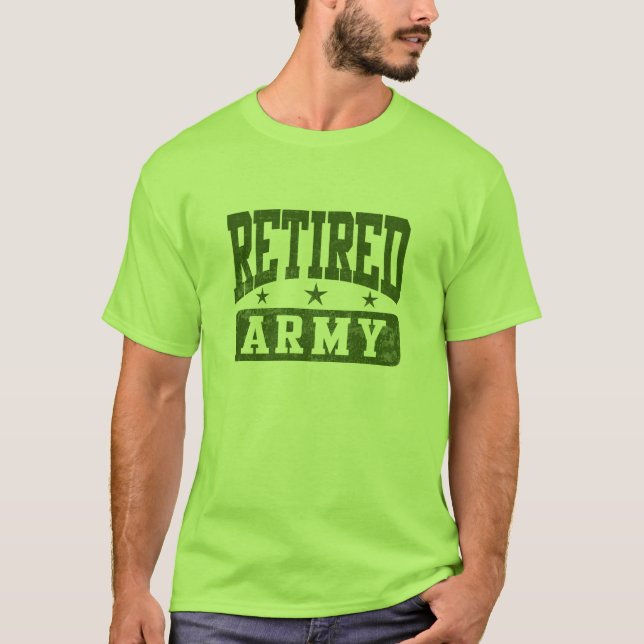 Retired Army T-Shirt (Front)