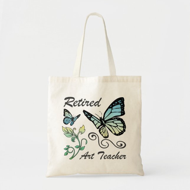 Retired Art Teacher Tote Bag (Front)