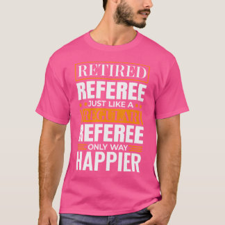 Retired Basketball Referee Design For Baseball Ref T-Shirt