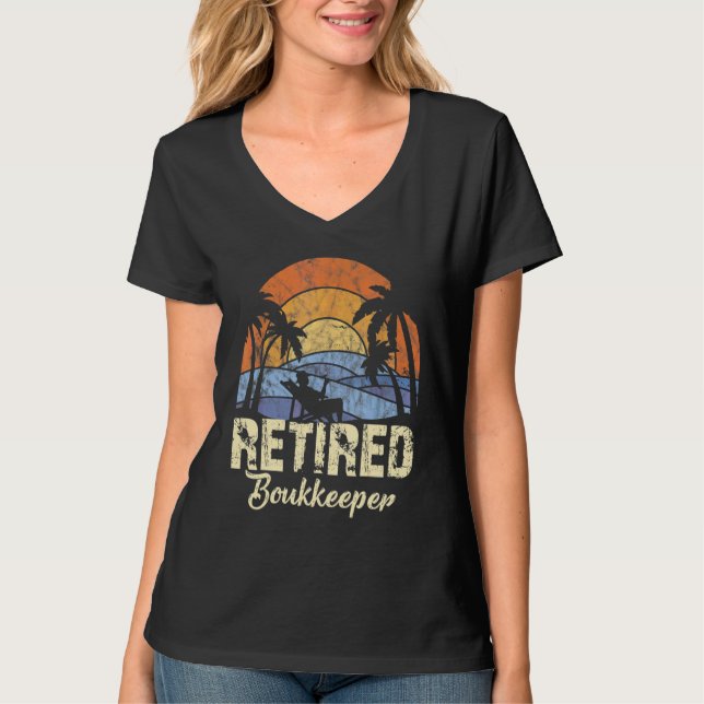 Retired Bookkeeper T-Shirt (Front)
