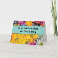 Retired Boss on Boss’s Day Thanks Gerbera Daisies