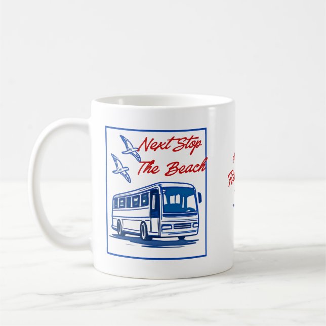 Retired Bus Driver Mug – Funny Retirement Gift (Left)