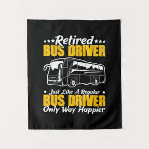Retired Bus Driver Tapestry