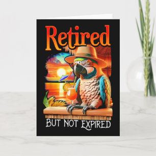 Retired But Not Expired Parrot Summer Vacation Ret Card