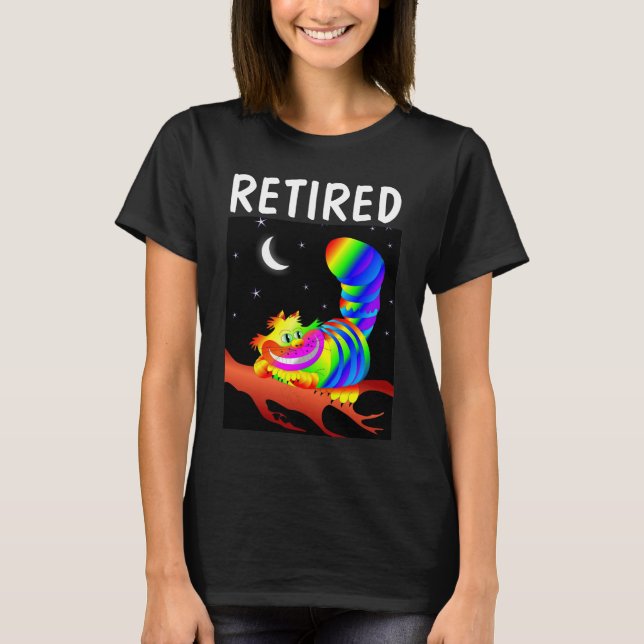RETIRED CAT SMILING T-shirts (Front)