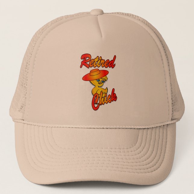 Retired Chick #5 Trucker Hat (Front)
