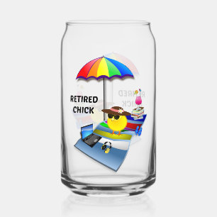 Retired Chick, Ever So Cute, Can Glass