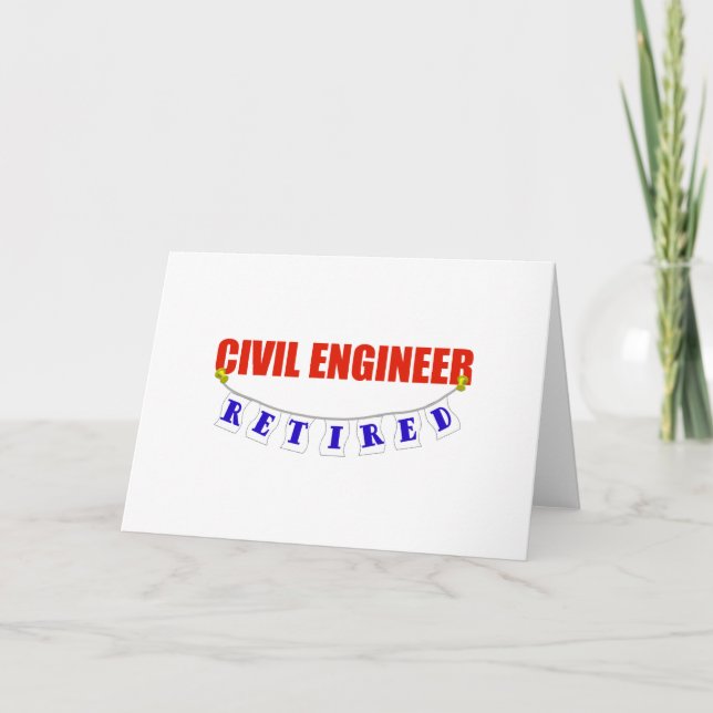 RETIRED CIVIL ENGINEER CARD (Front)