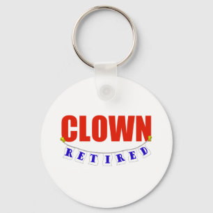 RETIRED CLOWN KEY RING