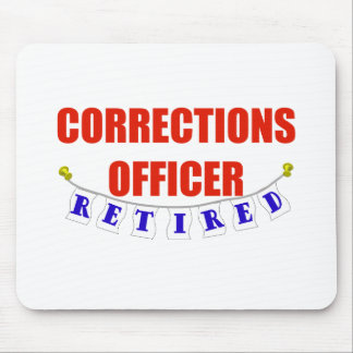 RETIRED CORRECTIONS OFFICER MOUSE PAD