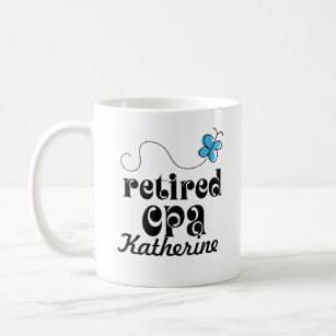 Retired CPA Accountant personalised gift Coffee Mug