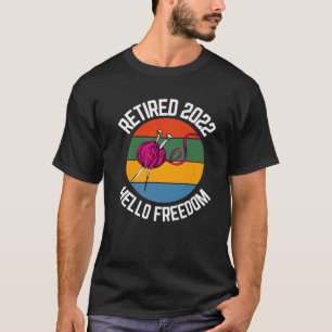 Retired Crochet 2022 Hello Freedom Crocheting T-Shirt