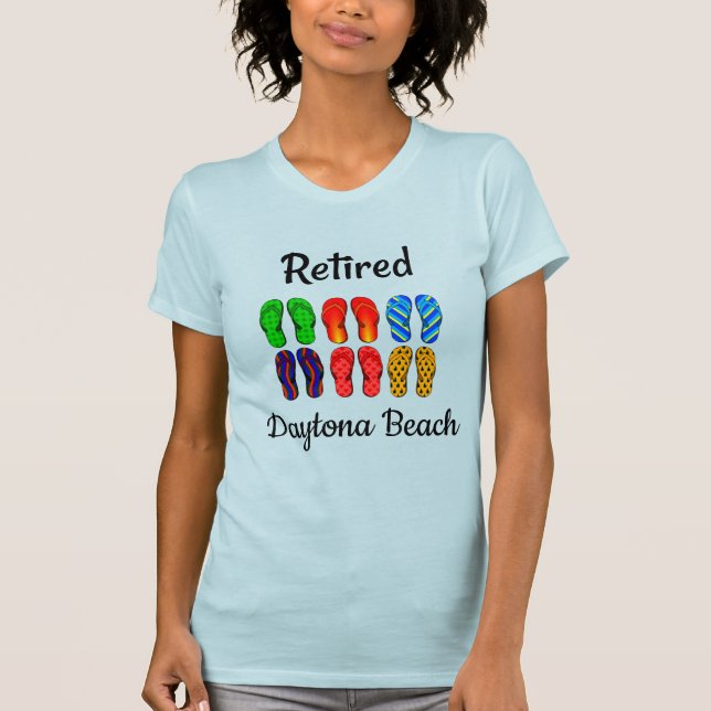 Retired - Daytona Beach, FL,  T-Shirt (Front)