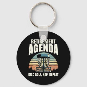 Retired Disc Golfer Retirement Agenda Disc Golf Na Key Ring